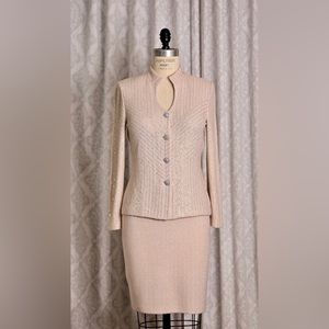 St. John Evening skirt suit, size 2